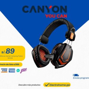 AUDÍFONOS GAMER CANYON FOBOS SGHS3