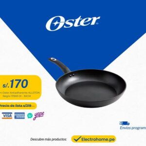 SARTÉN OSTER ANTIADHERENTE ALLSTON NEGRO 111900 01 - 30CM