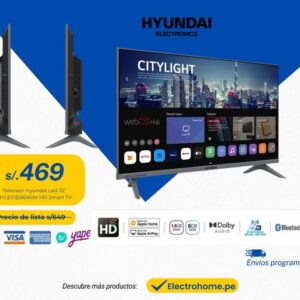 TELEVISOR SMART TV HYUNDAI HD 32" HYLED3256WIM